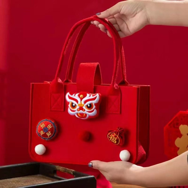 Håndveske Tote Bag RØD 1 1 red 1-1