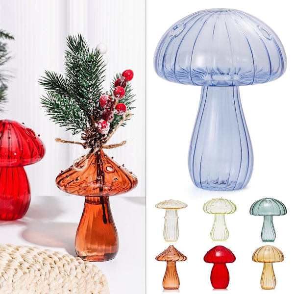 Blomflaska Glasvas RÖD red