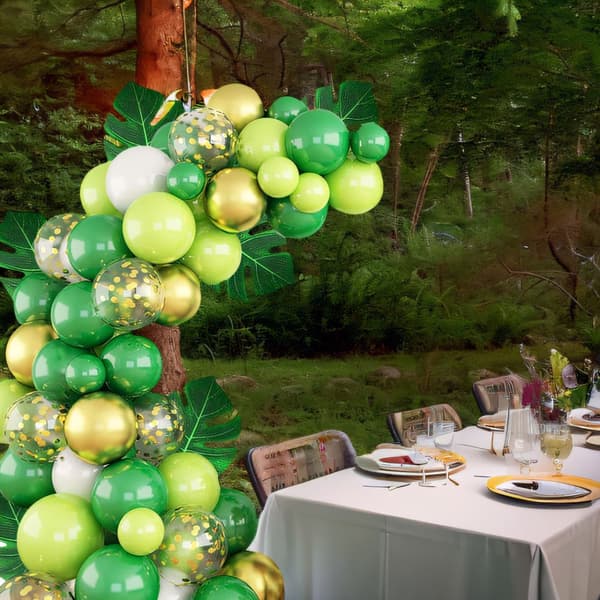 Jungle Ballon Guirlande Bue Sæt