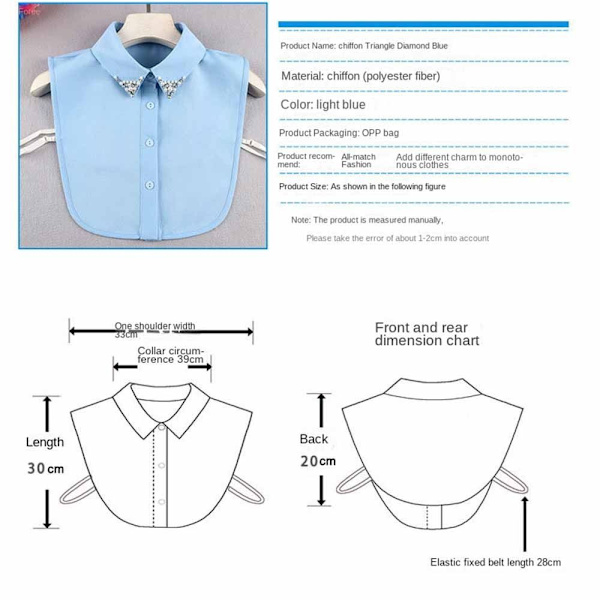 Lapel Fake Collar False Collar 2 2 2