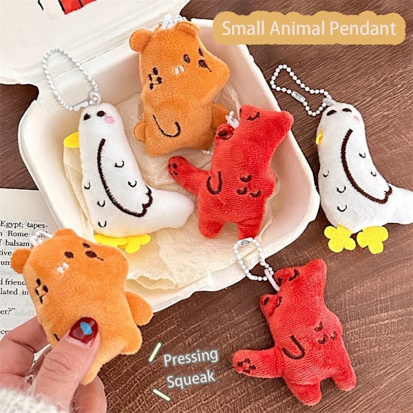 Mini Doll Pendant Animal Keychain C C C