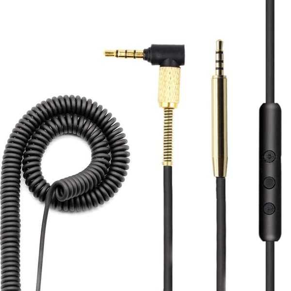 Hovedtelefonkabel Headset Forlængerledning UDEN MIKROFON without microphone