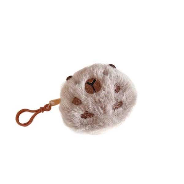 Tecknad Capybara Purse Plysch djurdocka nyckelring 2 2 2