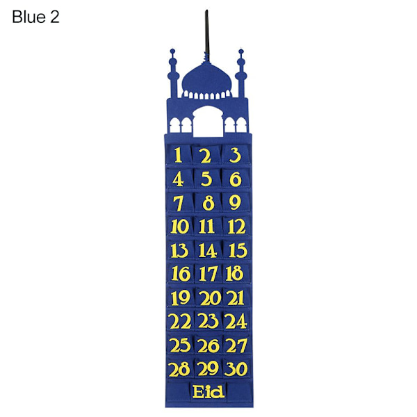 Eid Mubarak Filtkalender BLÅ 2 BLÅ 2
