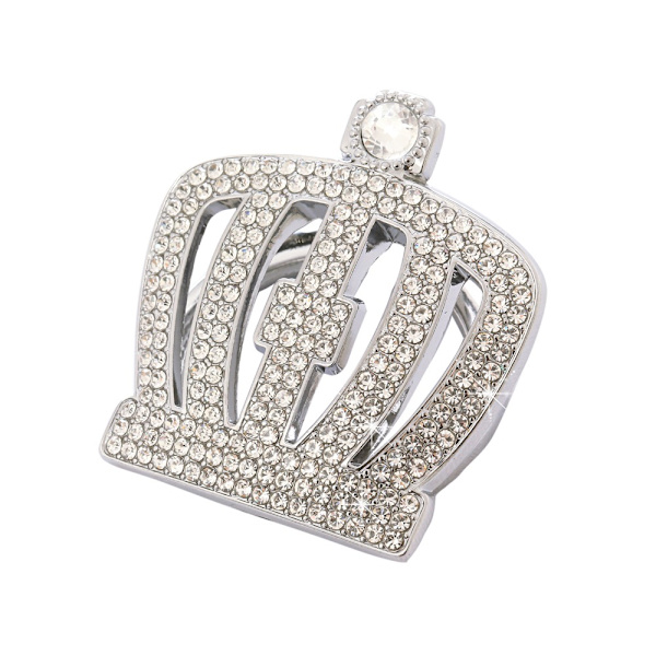 Auton moottorin käynnistyspysäytyspainikkeen cover Bling Owl Push Start Button Crown