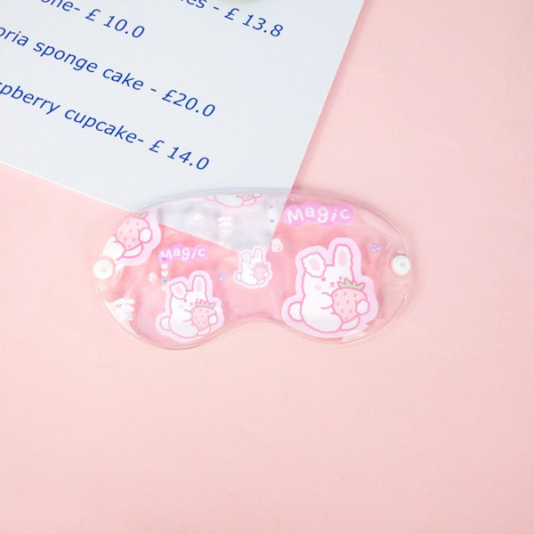Ice Eye Mask Blindfold ROSA LITTLE BUNNY ROSA LITTLE BUNNY pink little bunny