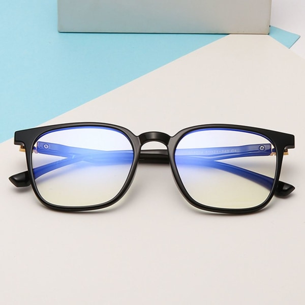 Anti-Blue Light Glasögon Överdimensionerade glasögon TRANSPARENT Transparent