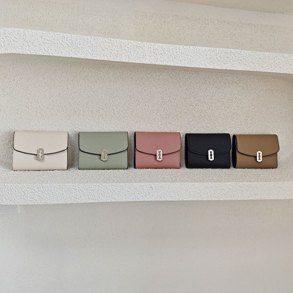 Lyhyet lompakot Kolminkertaiset lompakot KHAKI khaki