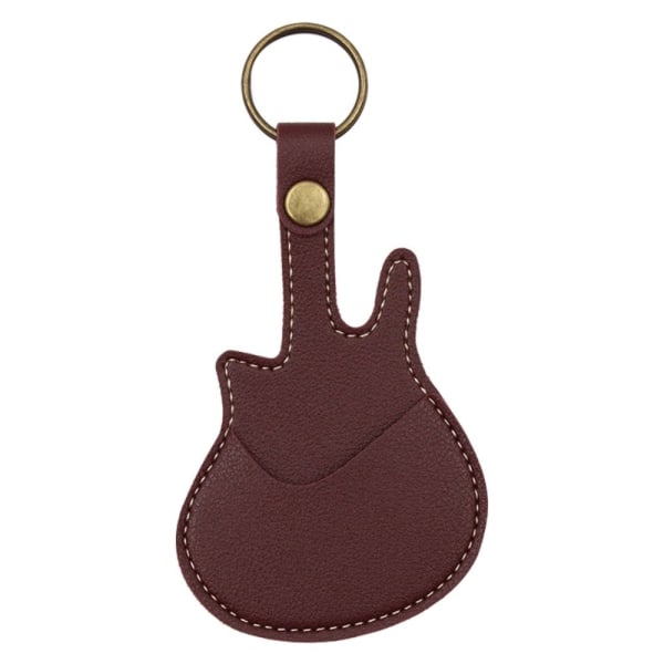 Guitar Pick Holder Plectrum Case Bag VIN RØD Wine Red