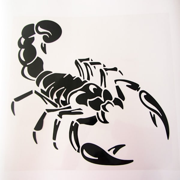 2 stk 3D Scorpion Car Hood Stickers Bil Body Stickers Decals