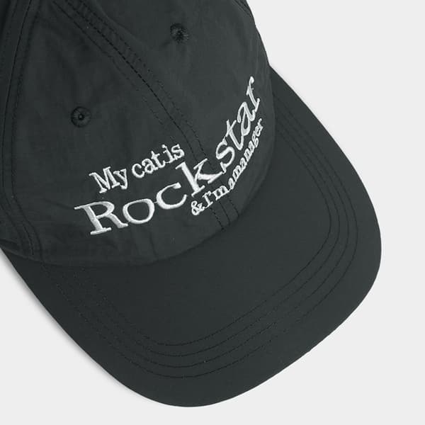 Baseballkasketter med bogstavbroderi Snapback-hatte SORT black