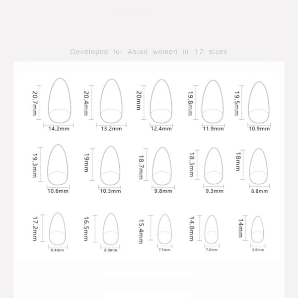 Tekokynnet Fake Nials W1508 W1508 W1508