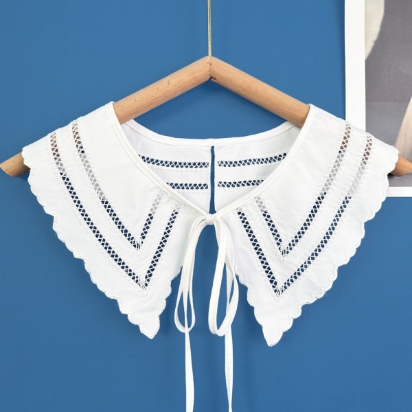 Kvinners blondekrage Dingzhu sjalkrage Front Placket krage