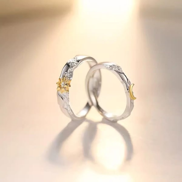 Couple Rings Hopeoitu Sormuspari A PAIR A PAIR a pair