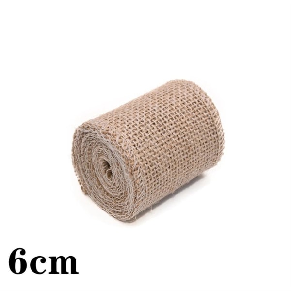 Naturligt jutetyg ​​Juteband 6CM 6cm