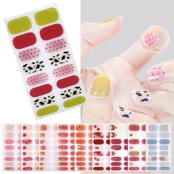 Franska Nageldekaler Nail Art Sticker 1 1 1