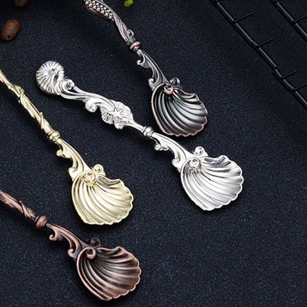 Kaffeske Blandeskeer af zinklegering GULD A A Gold A-A