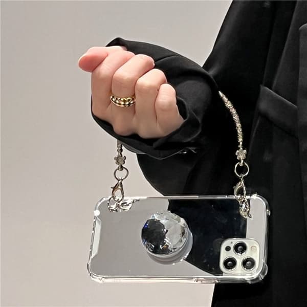 Mobiltelefon Snodd Anti-förlorad Rep SILVER silver