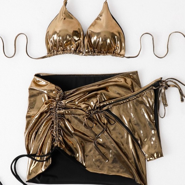 Badkläder Bikini Set ROSE GOLD L Rose Gold L