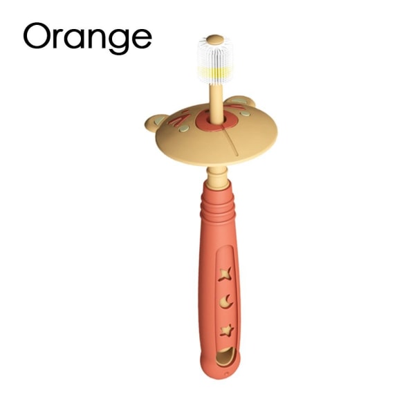 Barntandborste Baby Oral Cleaner ORANGE Orange