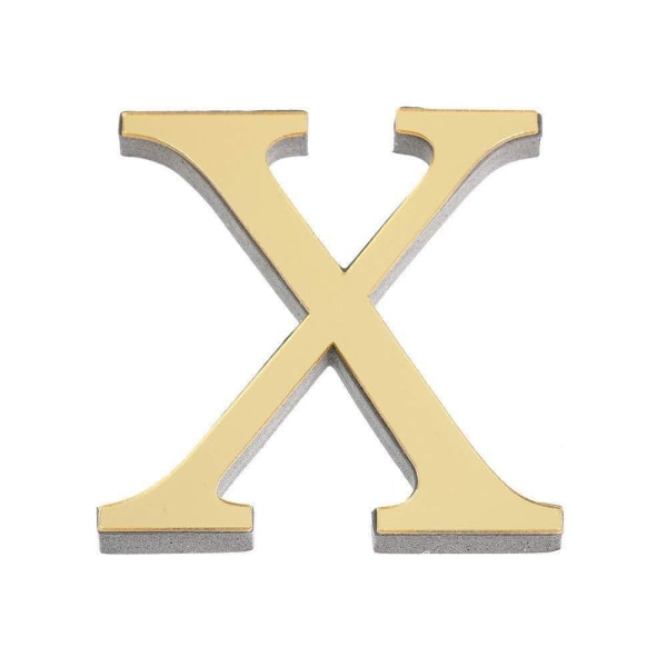 26 bogstaver vægklistermærke Alfabetdekoration X X X