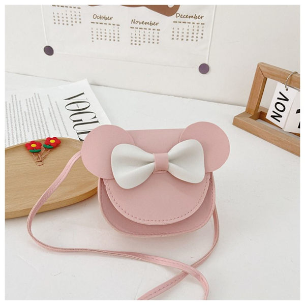 Mini axelväskor Liten väska PINK&WHITE pink&white