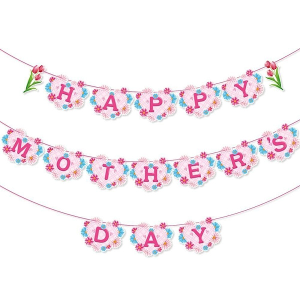 Morsdag Festbanner Dørpynt B B B