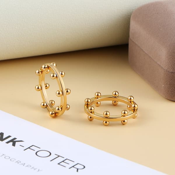Mini Ball Ring Fingerringer 8 8
