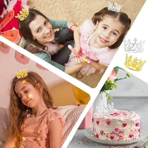 Mini Crown Princess Tiara HOPEA silver
