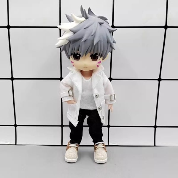 Windbreak Coat Dolls Jakke Coat HVIT White