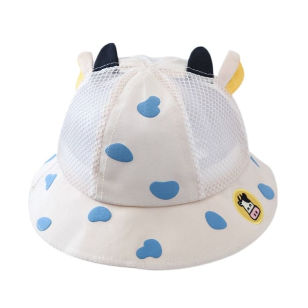 Baby bøttehatt solhette BLÅ STIL 2 STIL 2 Blue Style 2-Style 2