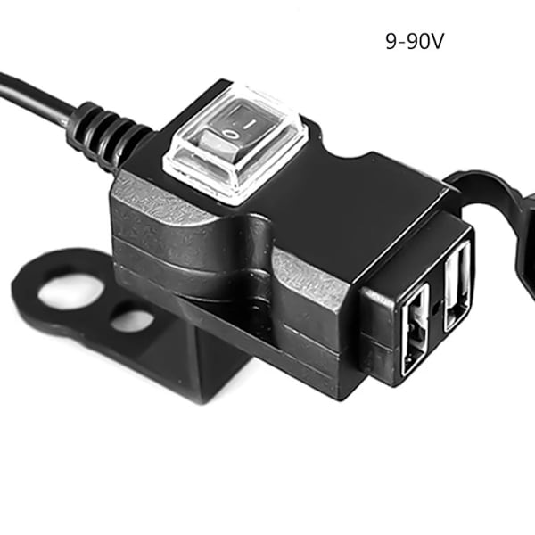 Motorsykkelstrømadapter Motorsykkel USB-lader 9-90V 9-90V 9-90V