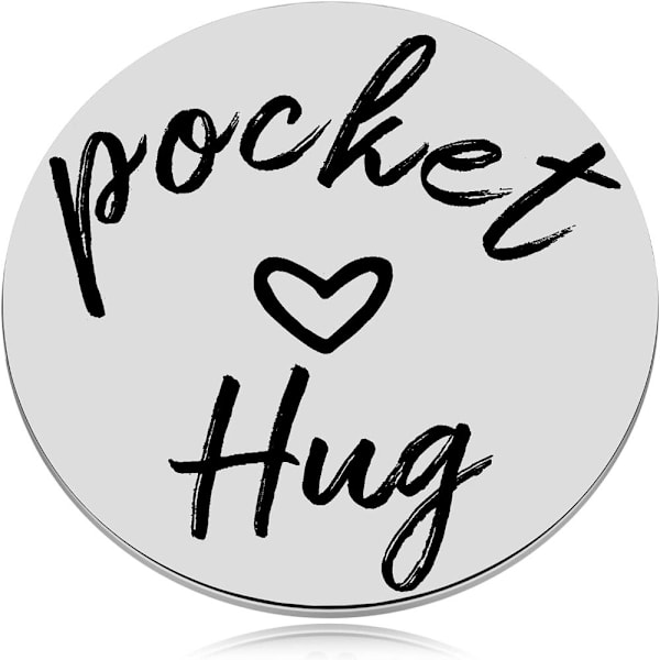 Pocket Knus Token Opmuntring Fejr gaver Mindesmærke