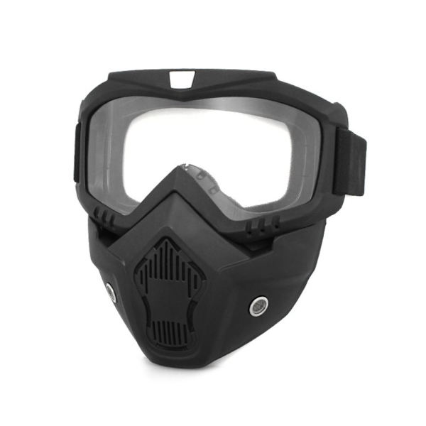Motorcykelbriller Off-Road hjelmbriller TRANSPARENT transparent