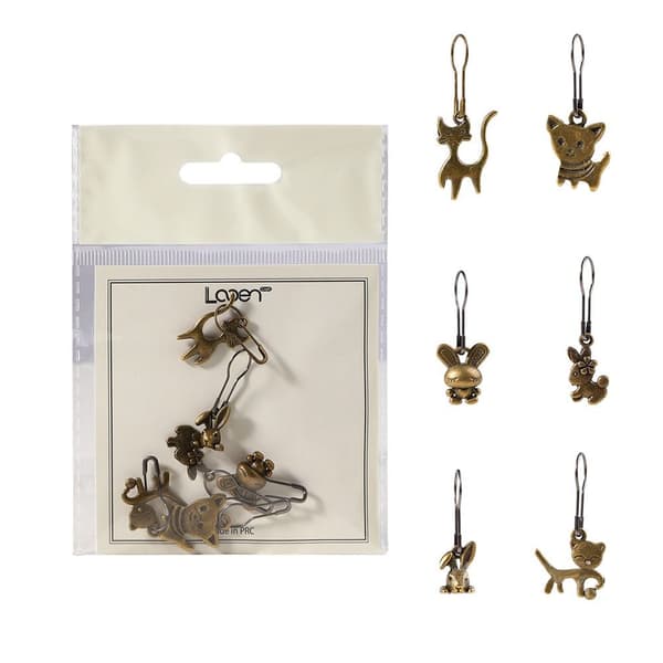 Stickmarkörer för stickning Nummer 0~9 Stickmarkörer B-6PCS B-6PCS B-6pcs