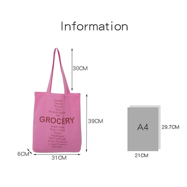 Canvas Axelväska Shoppingväskor GRÖN green