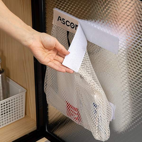 Keittiön riippuva mesh Hedelmien ja vihannesten säilytyspussi