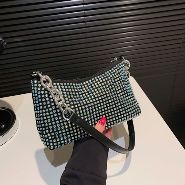 Yhden olkapään kainalolaukku Sequin Water Diamond Pieni laukku 2 2 2