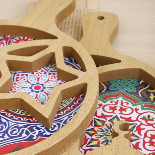 EID Tørket Fruktfat Ramadan Rundt Fruktfat 3 3