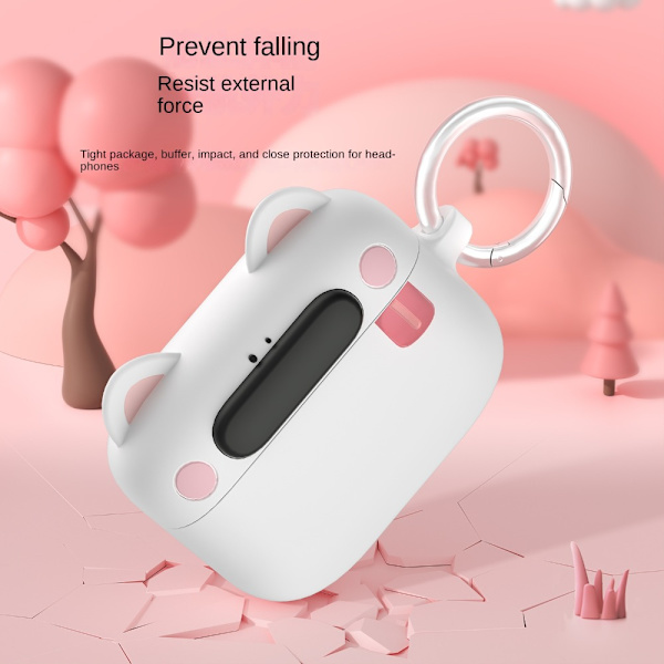 Øretelefonetui Beskyttelsescover til øretelefoner HVID TIL AIRPODS3 FOR White for Airpods3-for Airpods3