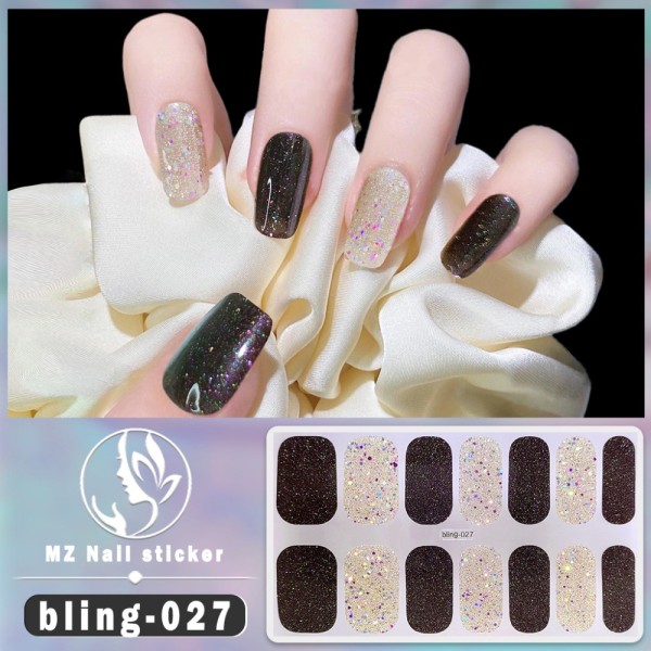 Franske negleklistremerker Nail Art-klistremerke 6 6 6