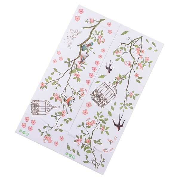 2 kpl Flower Environmental Wall Tarrat Kodinsisustus B 2 PCS