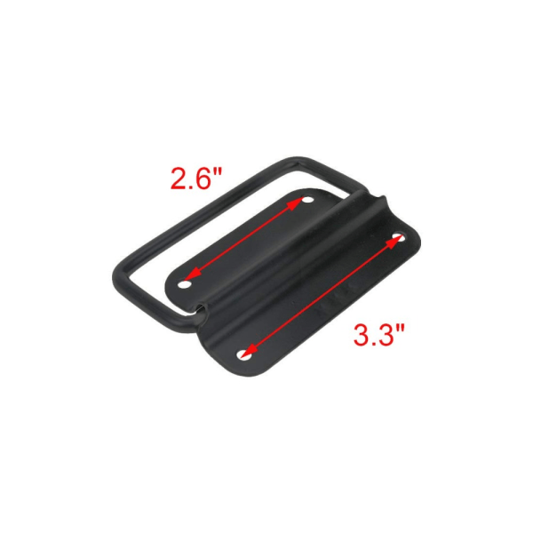 Verktygslåda Draghandtag Rostfritt stål Fällbart handtag 4ST 4ST 4pcs