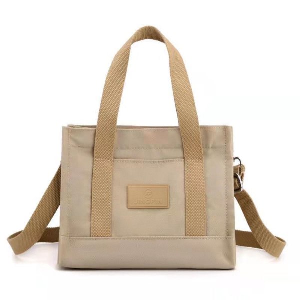 Canvas Kangaskassi Opiskelijan olkalaukku KHAKI khaki