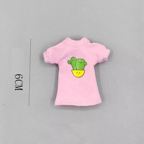 Docka Bomull T-shirt Dockklänning Outfits 3 3 3