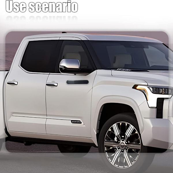 4 stk American Flag Emblem Decal 3D Auto Fender Emblem Stickers