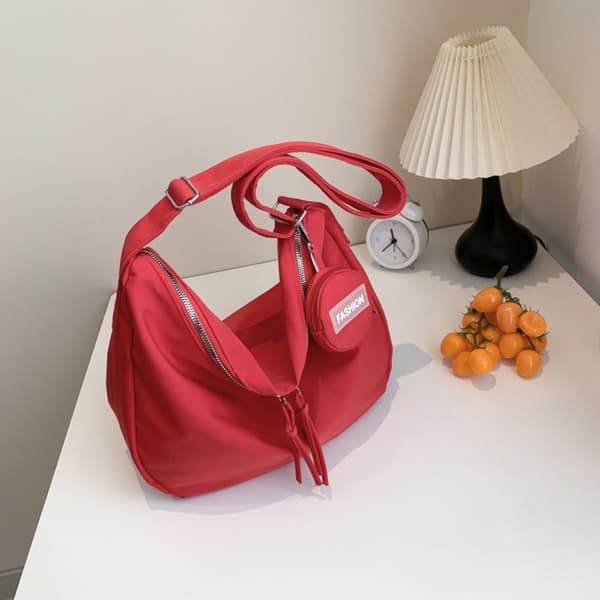 Axelremsväska Messenger Bag RÖD Red