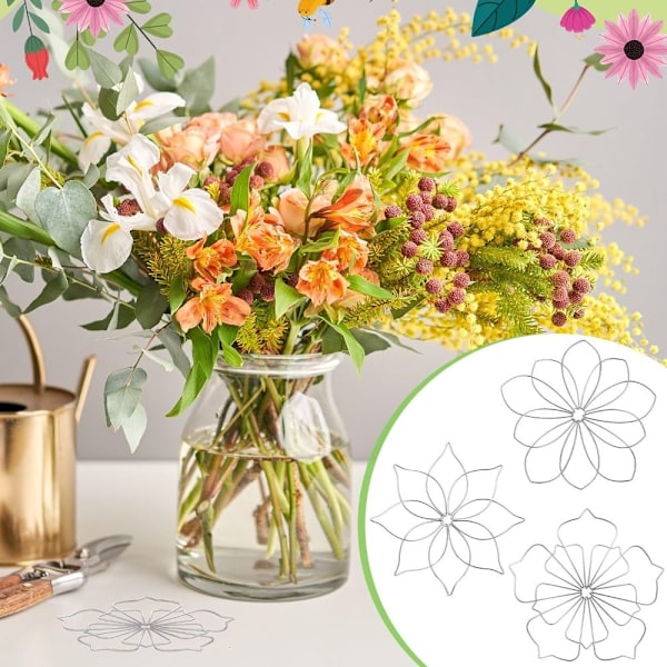 Blomstervasarrangemang Blomsterarrangörshållare STYLE A STYLE A Style A