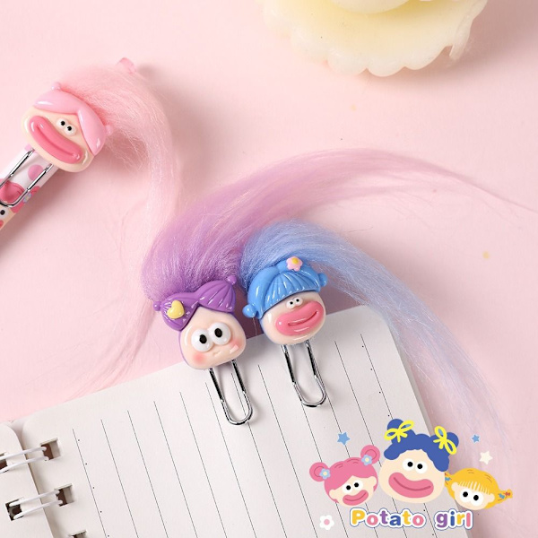 Cartoon Neutral Pen Ugly Baby Fried Hair Neutral Pen 3 3 3