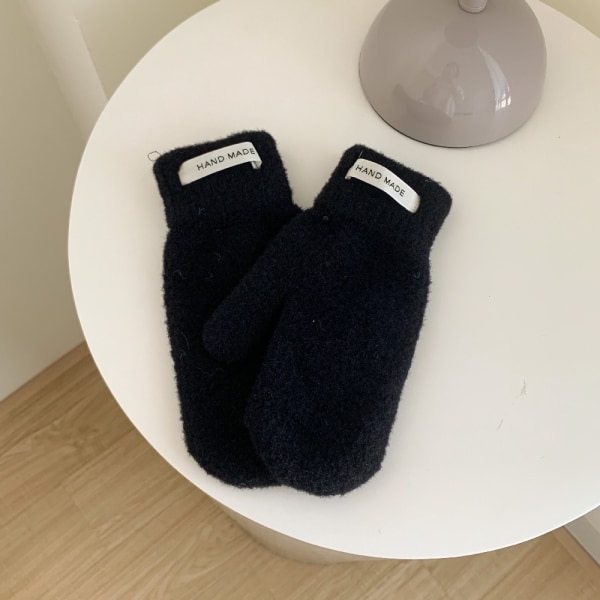 Vanter Pelshandsker Fingerløse Handsker SORT black